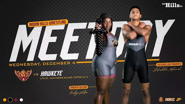 12-4-24 IHCC Women's Wrestling vs Haw...
