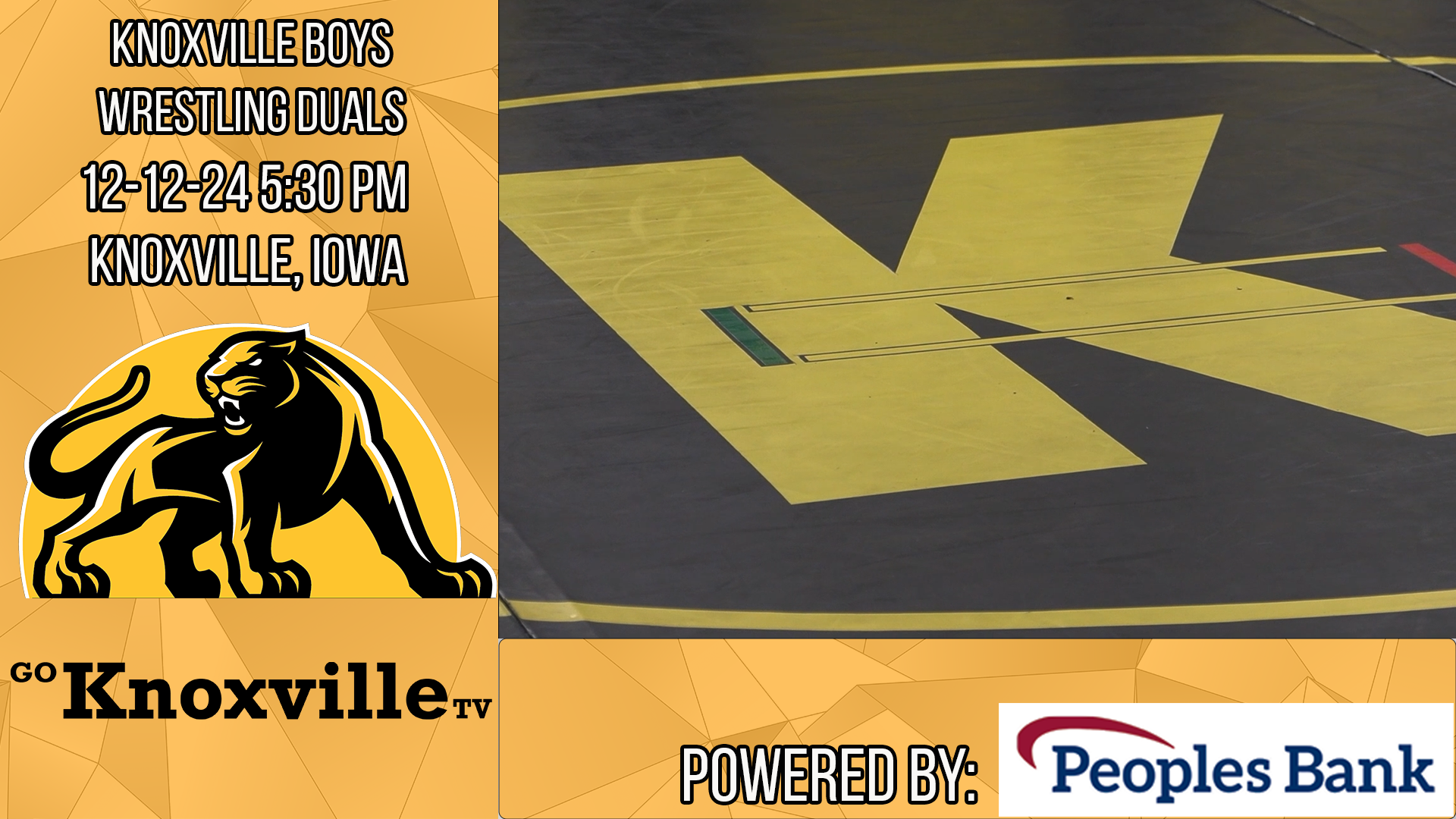 Knoxville Boys Wrestling vs BGM 12-12-24