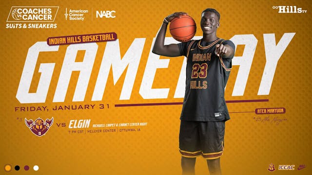 1-31-25 IHCC Men's Basketball vs Elgin