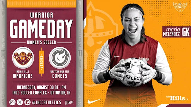 8-30-23 IHCC Women's Soccer vs Wester...