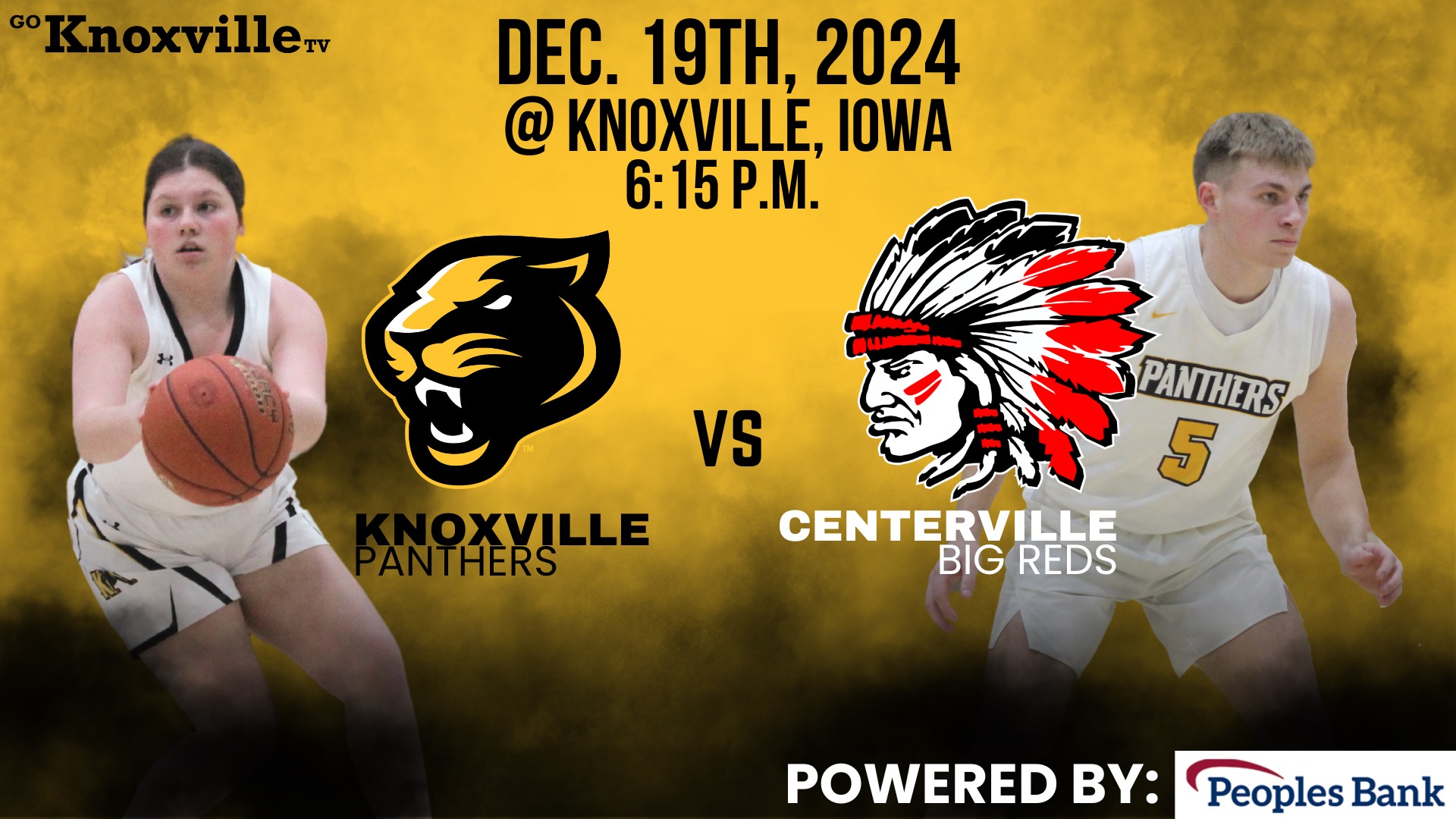 Knoxville Girls Basketball vs Centerville 12-19-24