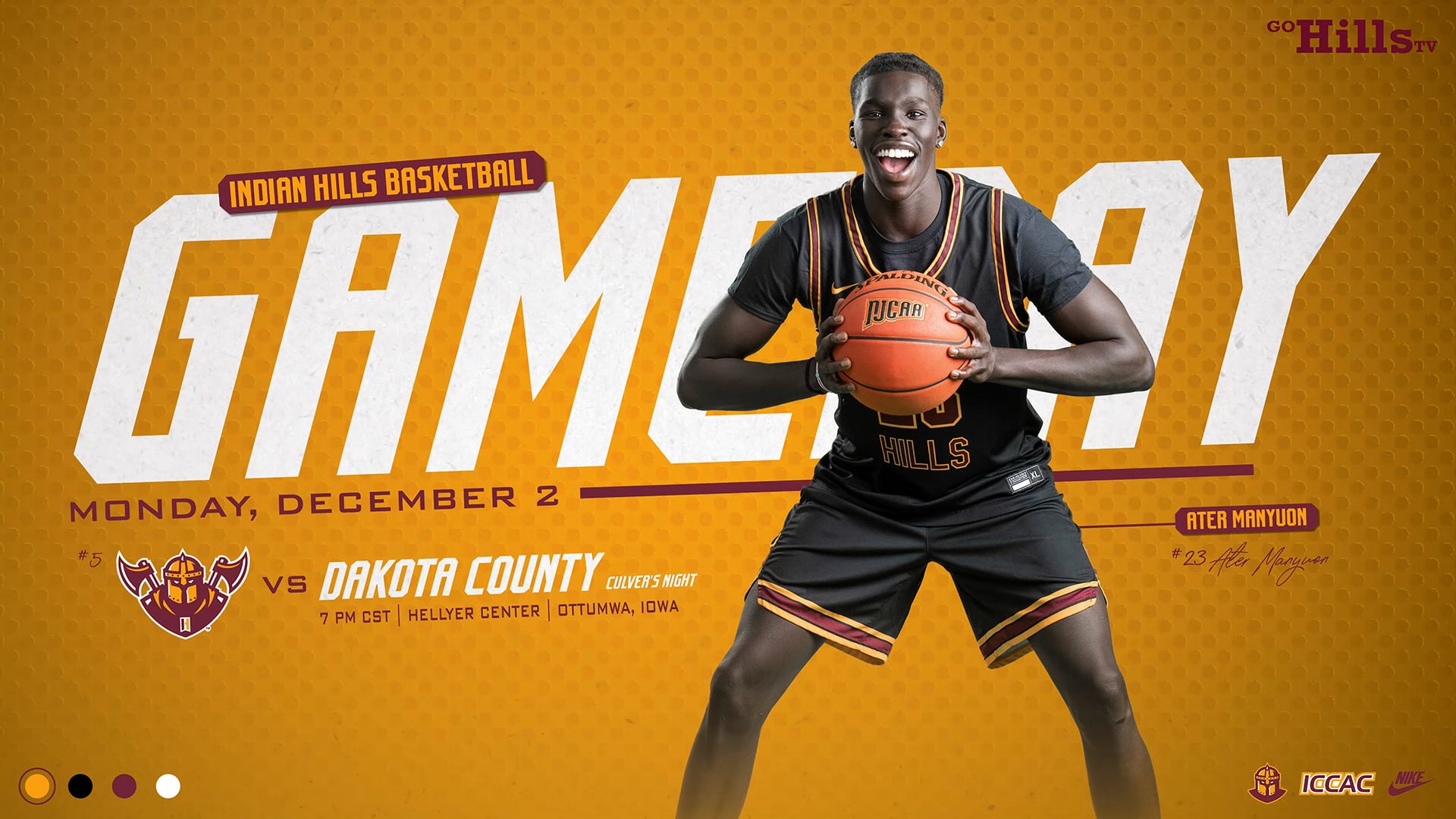 12-2-24 IHCC Men's Basketball vs Dakota County