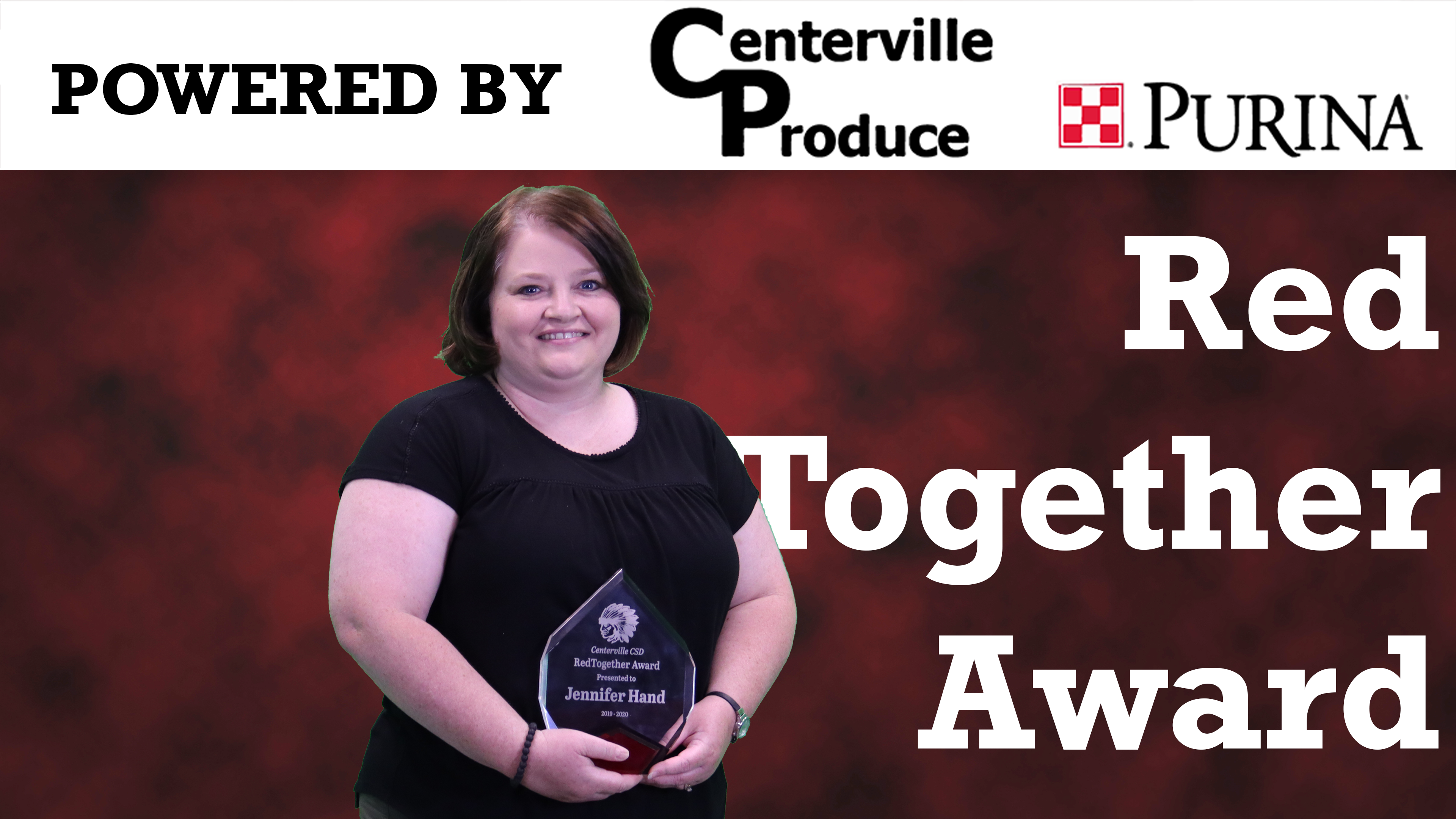 Jennifer Hand Receives Red Together Award 2020