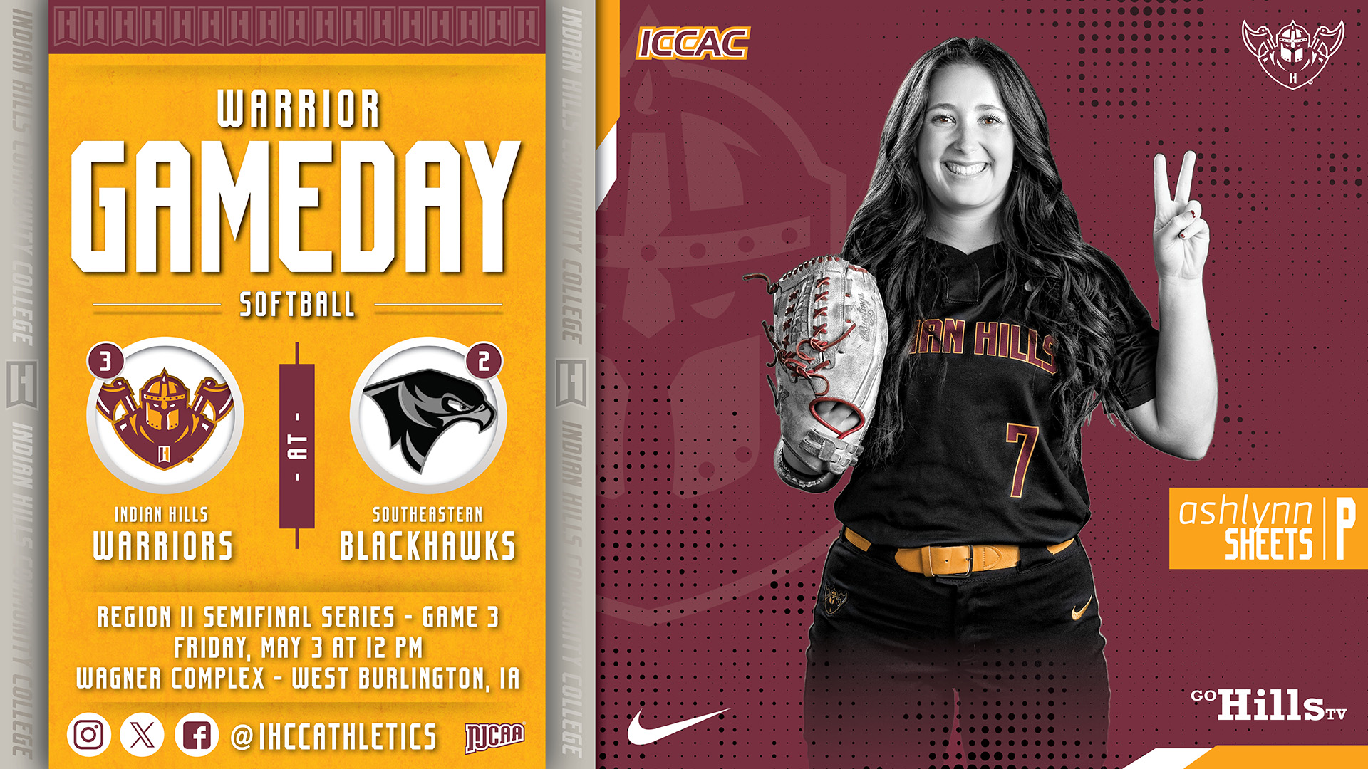 NJCAA Region XI Tournament 5-3-24 IHCC Softball vs Southeastern Game 3