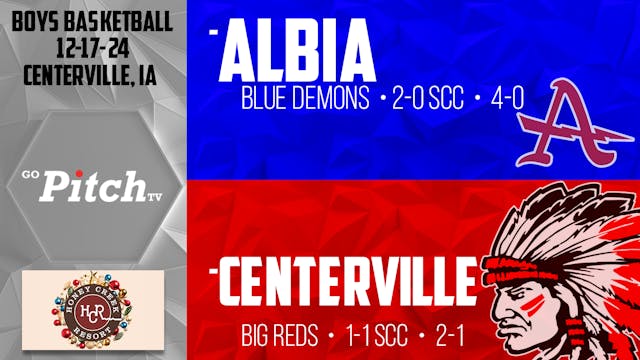 Centerville Boys Basketball vs Albia ...