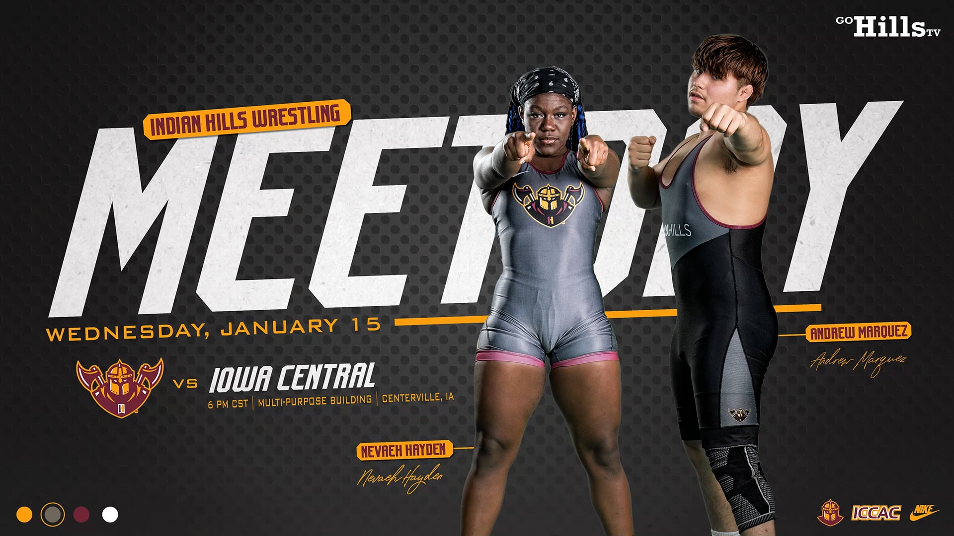 1-15-25 IHCC Women's Wrestling vs Iowa Central