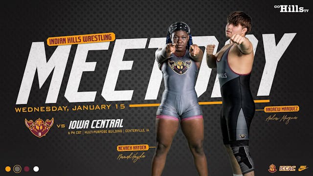 1-15-25 IHCC Women's Wrestling vs Iow...