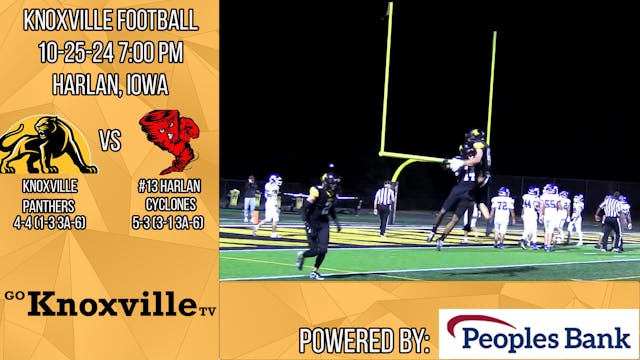 Knoxville Football @ Harlan 10-25-24