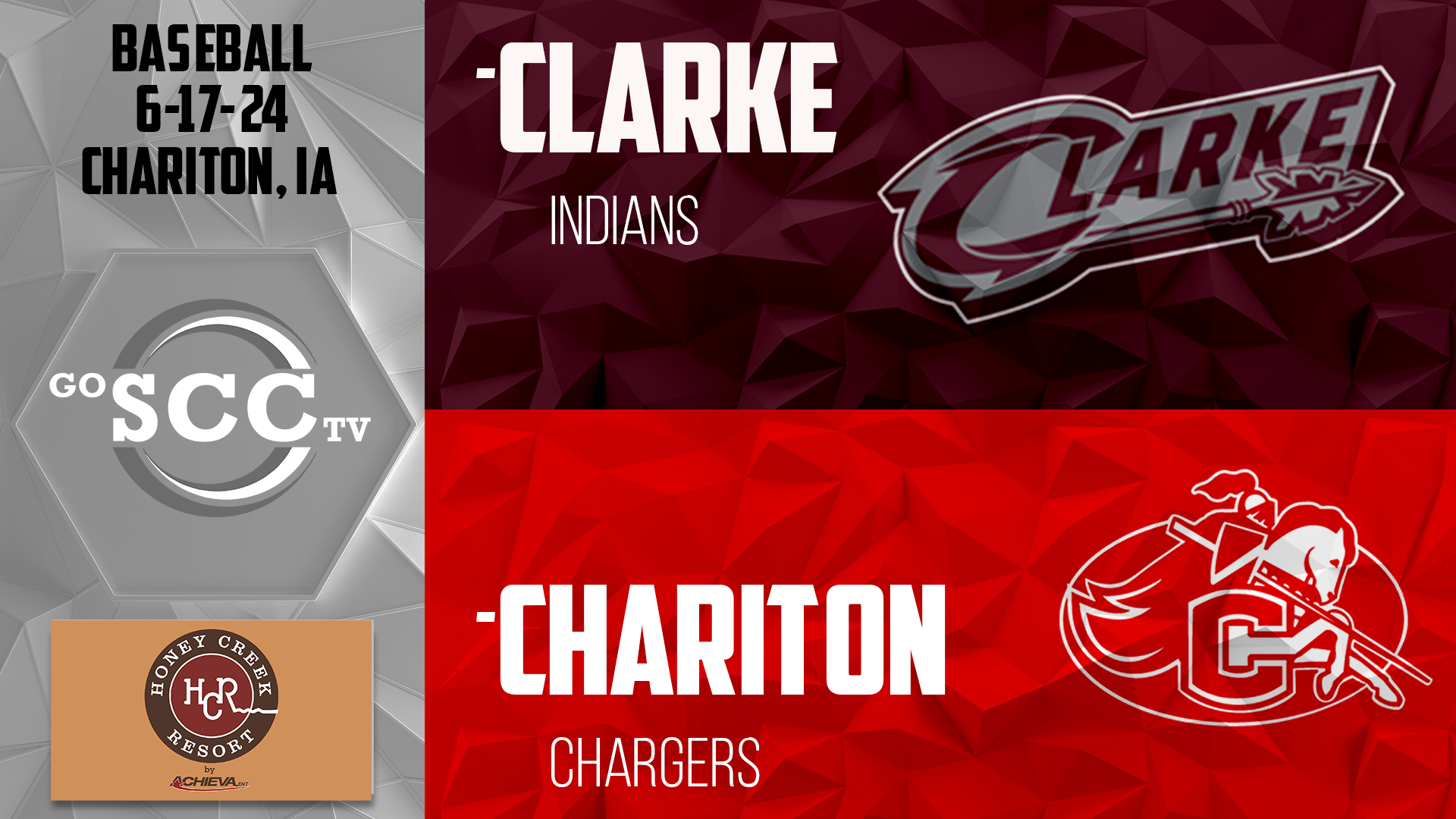 Chariton Baseball vs Clarke Game One 6-17-24