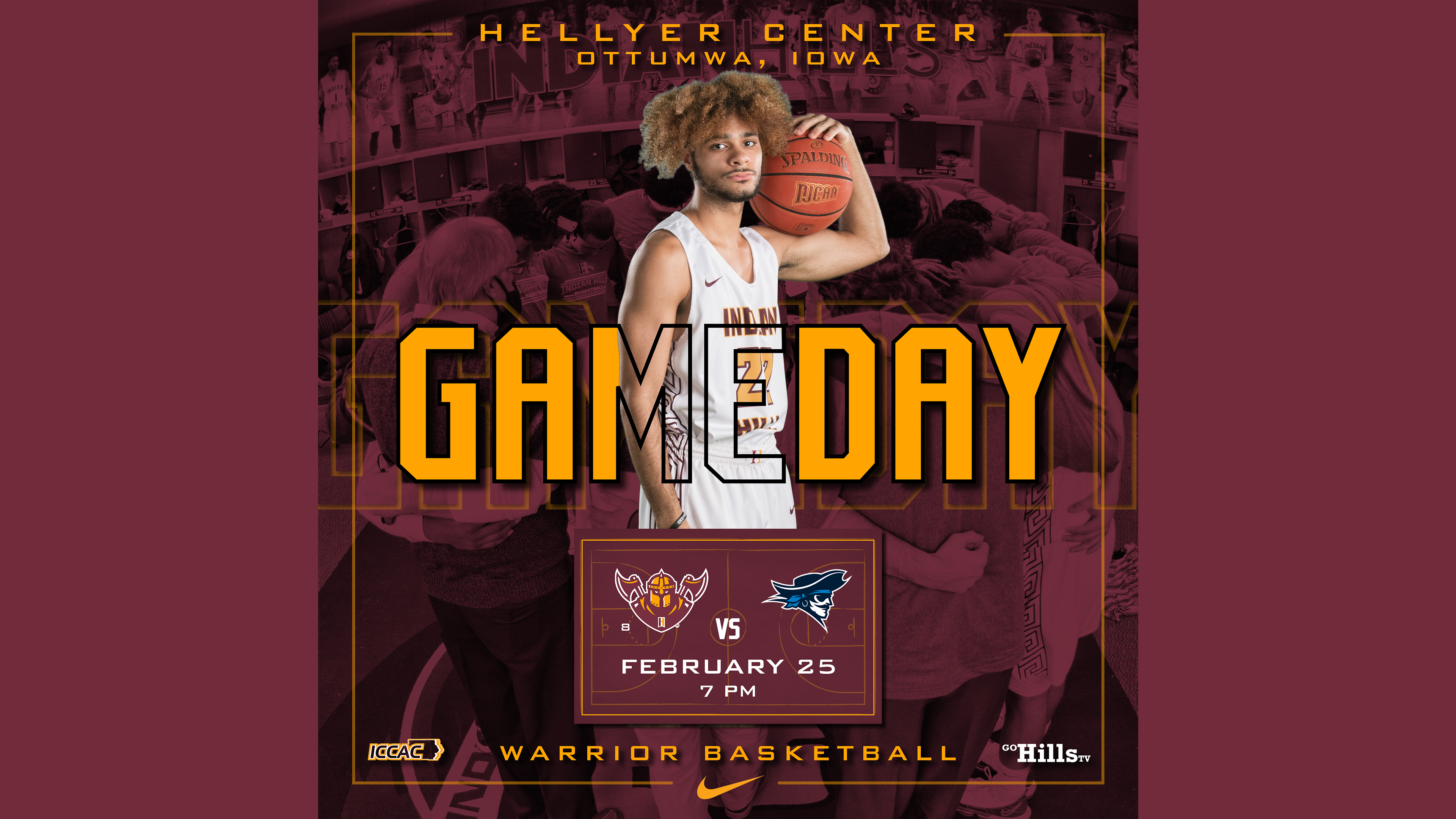 2-25-21 IHCC Men's Basketball vs Iowa Western