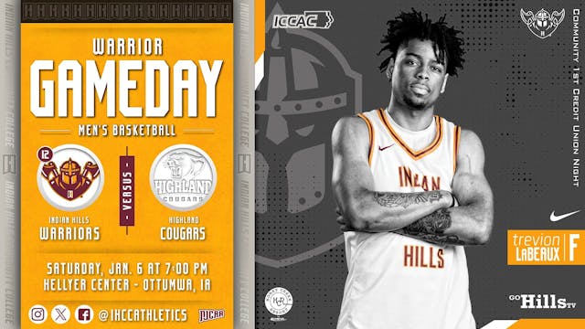 1-6-24 IHCC Men's Basketball vs Highl...