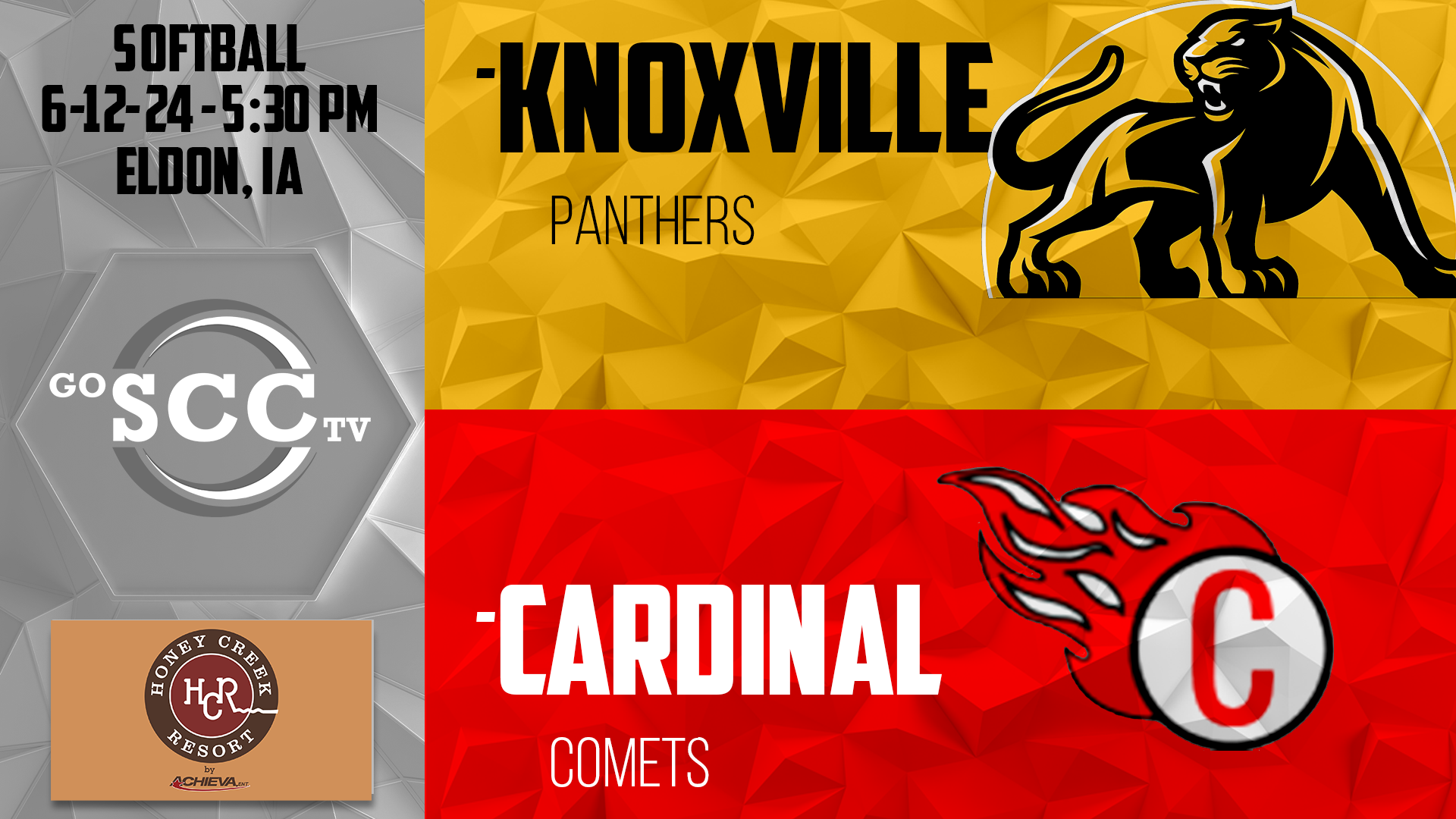 Cardinal Softball vs Knoxville 6-12-24