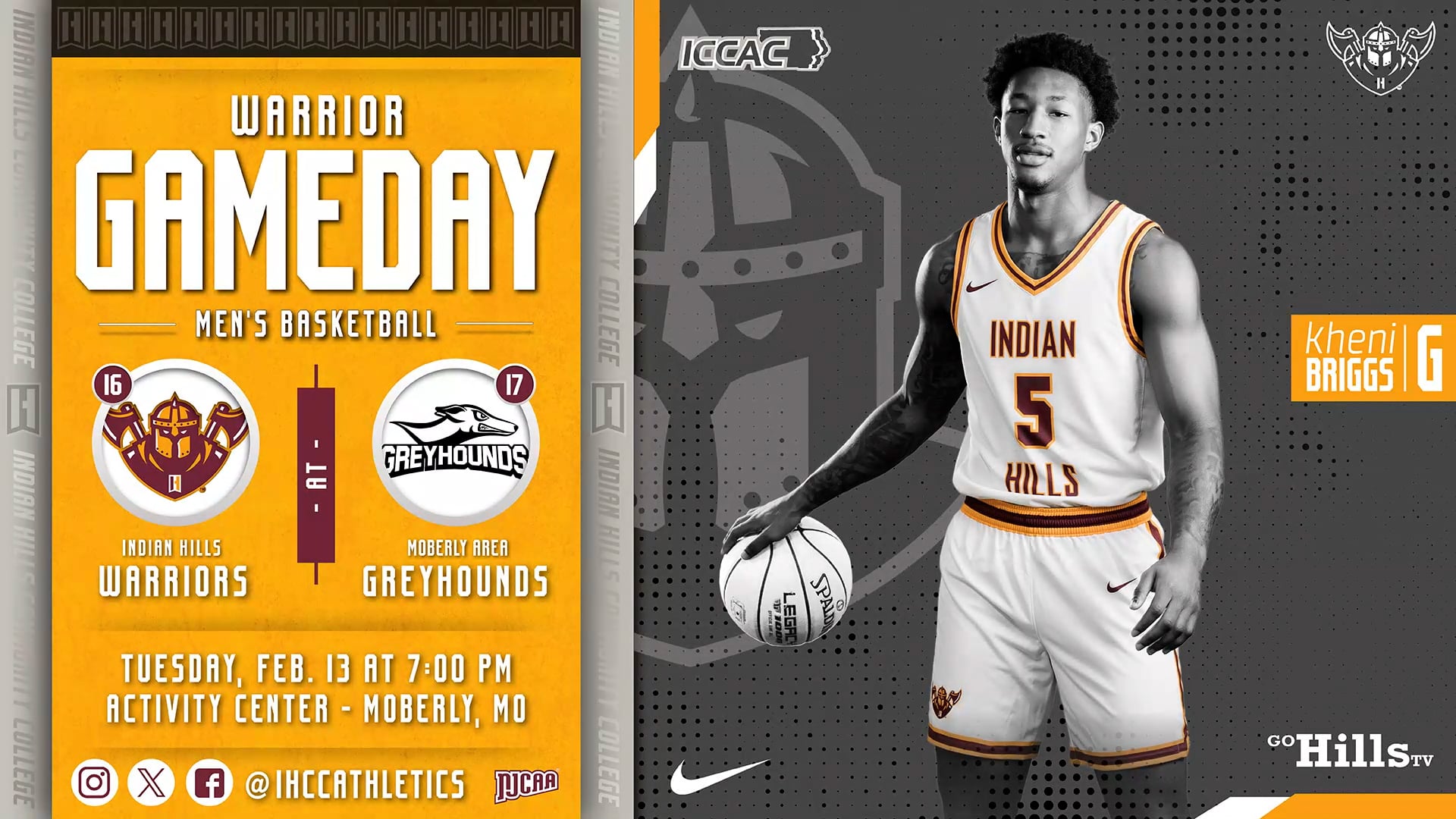 2-13-24 IHCC Men's Basketball @ Moberly