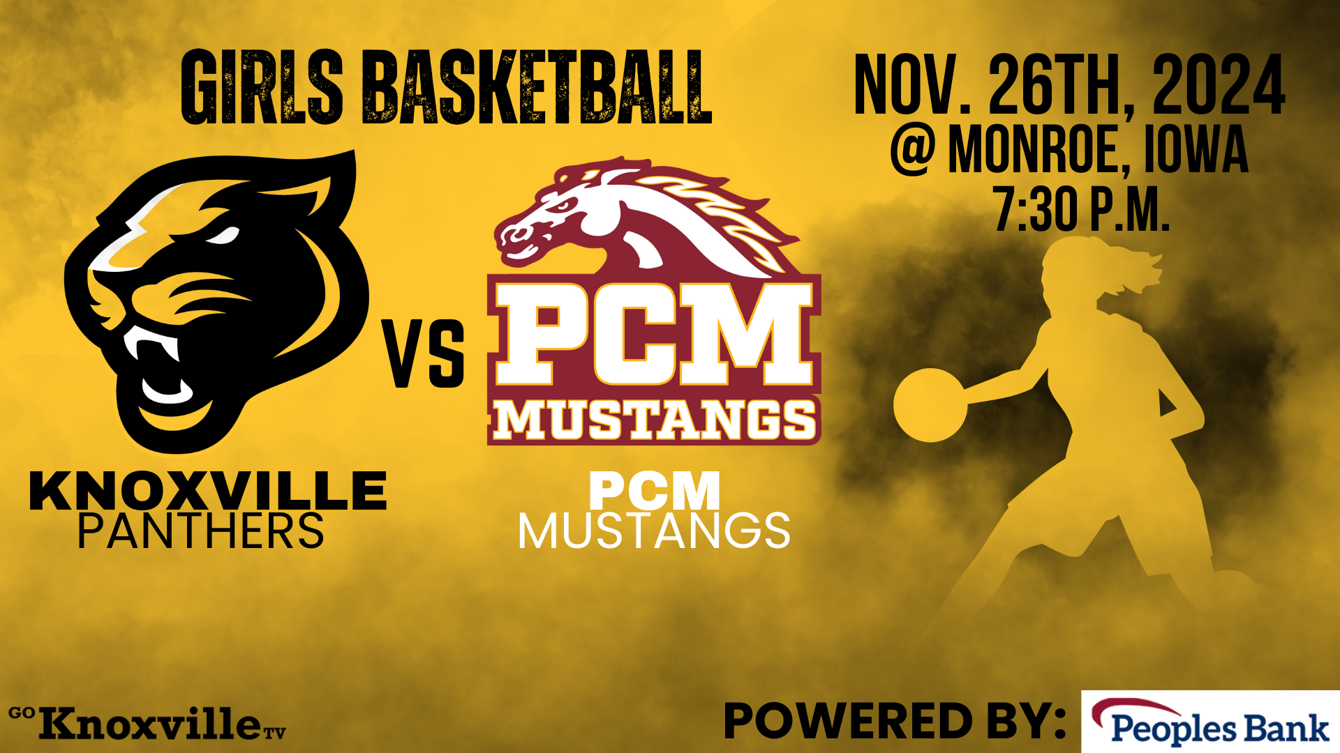 Knoxville Girls Basketball at PCM 11-26-24