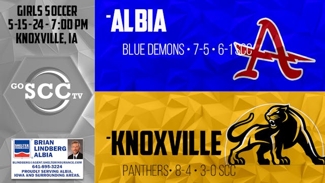 Knoxville Girls Soccer vs Albia POST ...