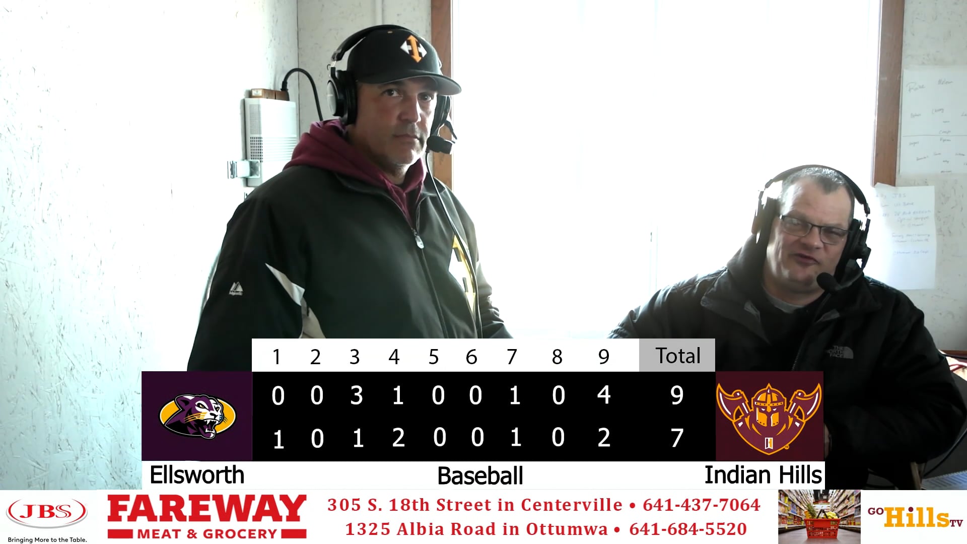 3-29-23 IHCC Baseball vs Ellsworth Post Game Interview