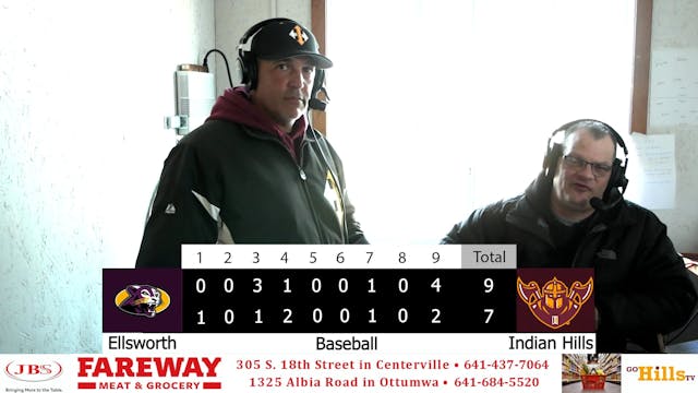 3-29-23 IHCC Baseball vs Ellsworth Po...