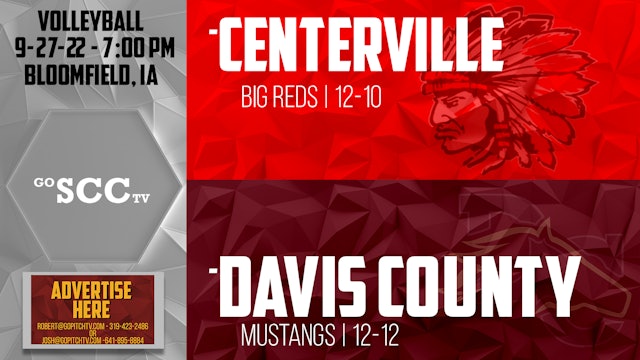 Davis County Volleyball vs Centerville 9-27-22