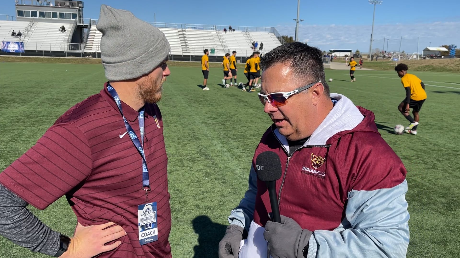 NJCAA DI Men's Soccer Championship 11-19-24 IHCC vs Tyler Pre Game Interview