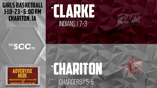 Chariton Girls Basketball vs Clarke 1...