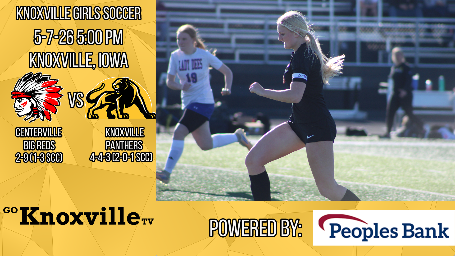 Knoxville vs Centerville Girls Soccer 5-7-26