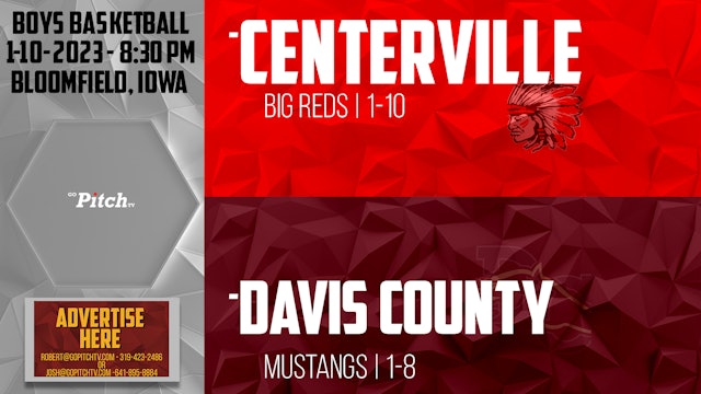 Centerville Boys Basketball at Davis County 1-10-23
