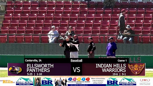 4-9-22 IHCC Baseball vs Ellsworth Game 1