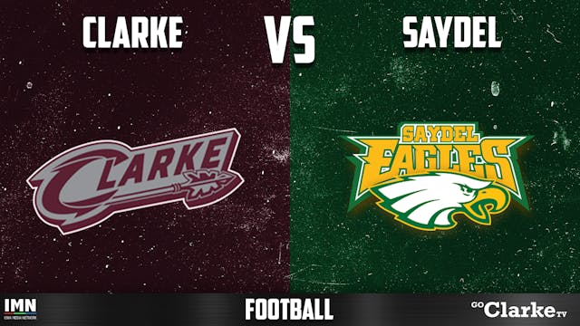 Clarke at Saydel Football 9-5-25