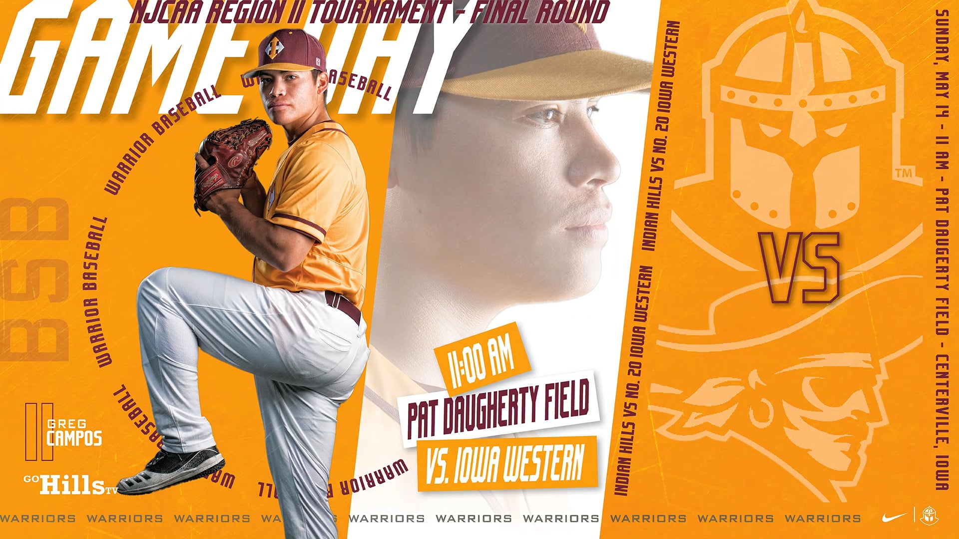 Region XI Baseball Tournament Championship #1 Iowa Western vs #2 Indian Hills