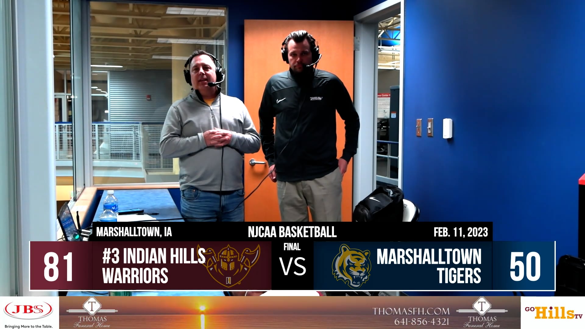 2-11-23 IHCC Men's Basketball @ Marshalltown Post Game Interview