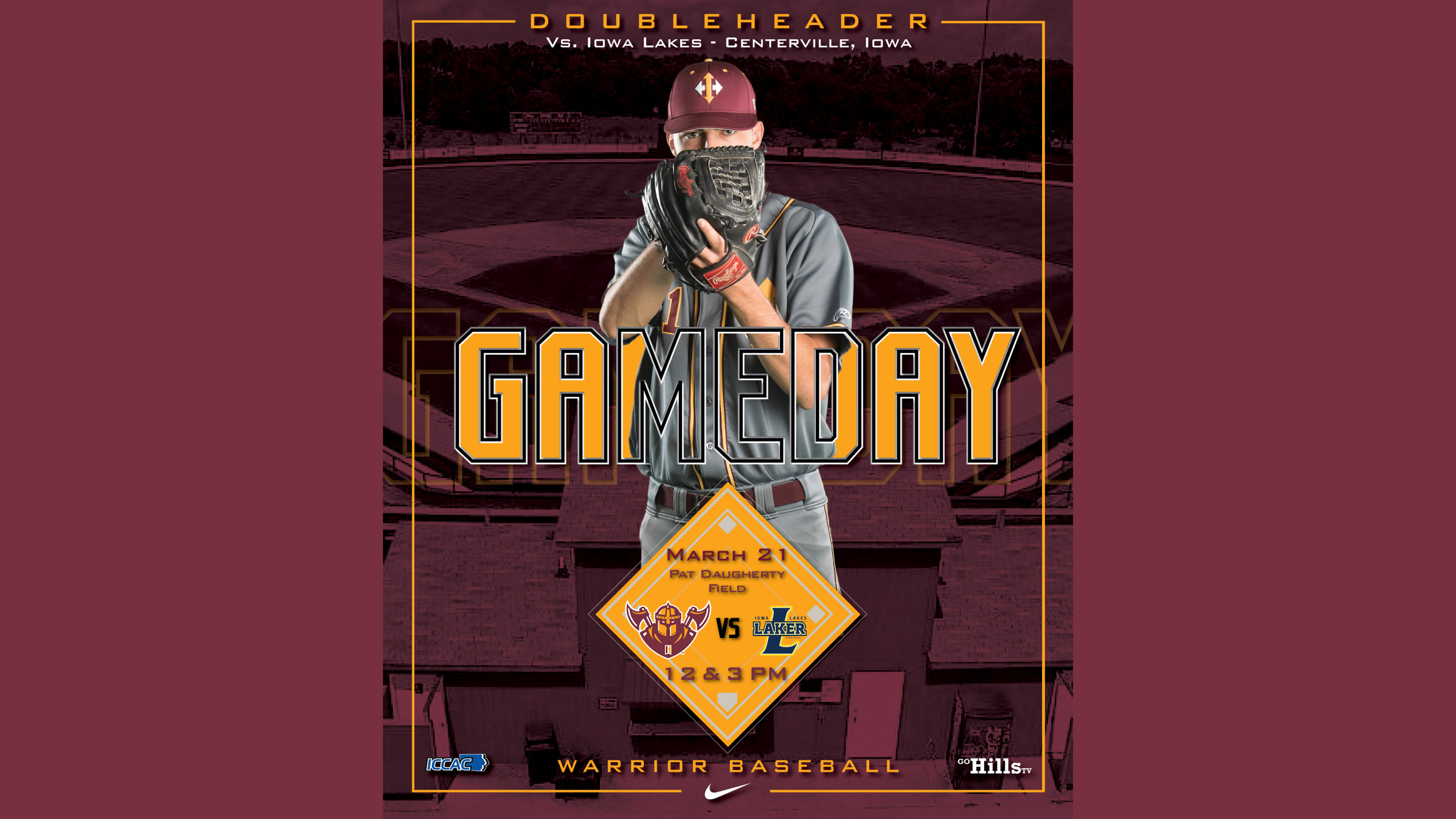 3-21-21 IHCC Baseball vs Iowa Lakes DH