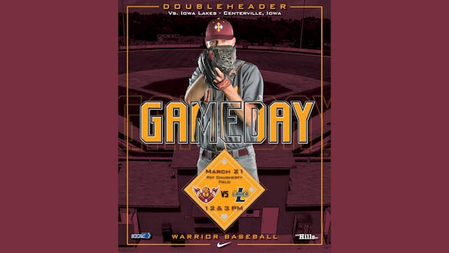 3-21-21 IHCC Baseball vs Iowa Lakes DH