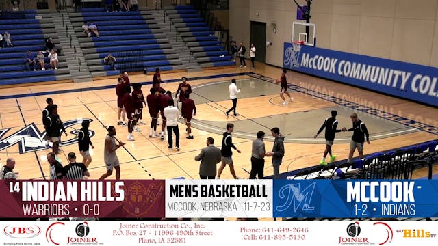 11-7-23 IHCC Men's Basketball @ McCook