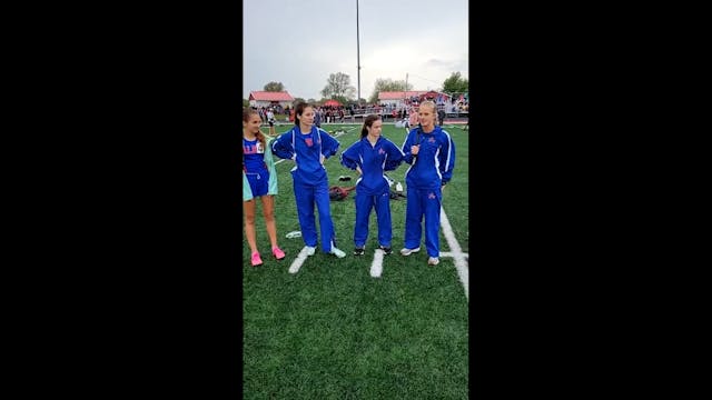 5-11-23 Albia Girls 4x800 takes 1st a...