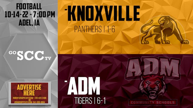 Knoxville Football @ ADM 10-14-22