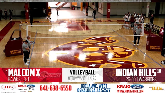 11-4-23 IHCC Volleyball vs Malcom X