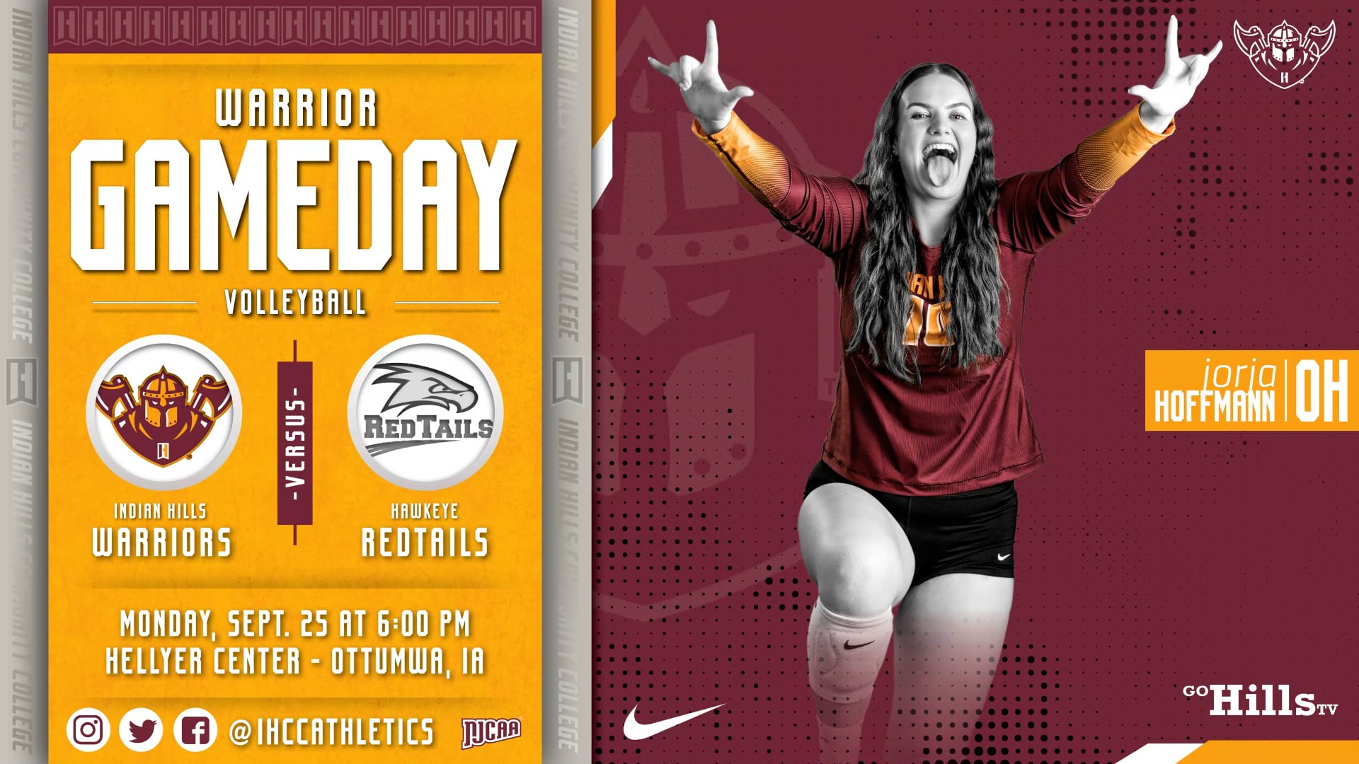 9-25-23 IHCC Volleyball vs Hawkeye