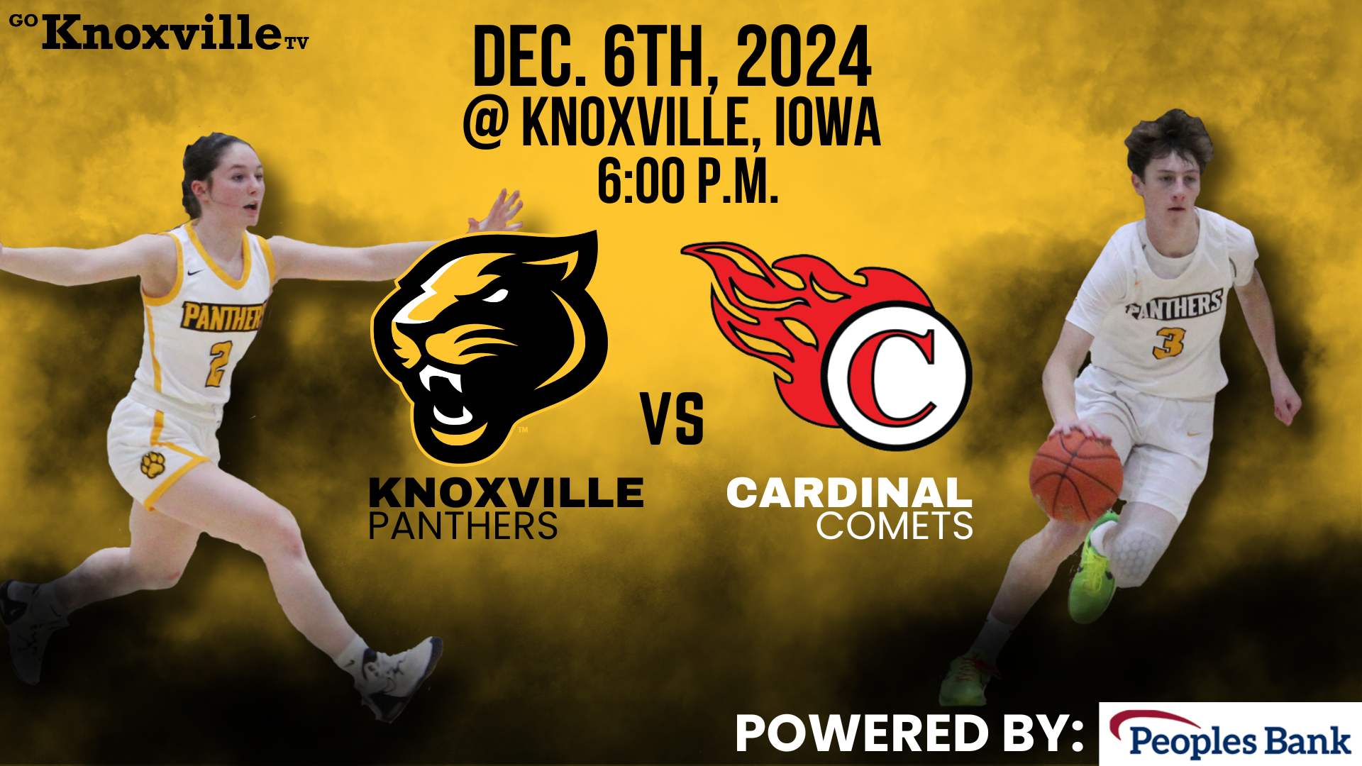 Knoxville Girls Basketball vs Cardinal 12-6-24