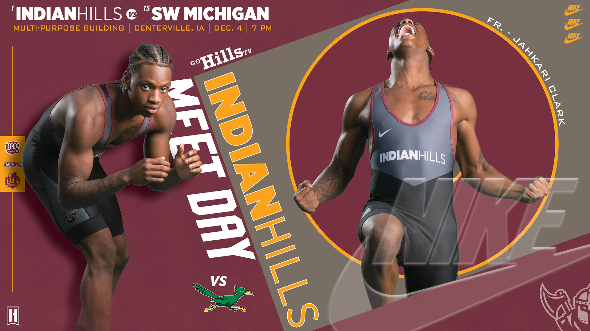 IHCC Men's Wrestling vs Southwestern Michigan - 12-4-25