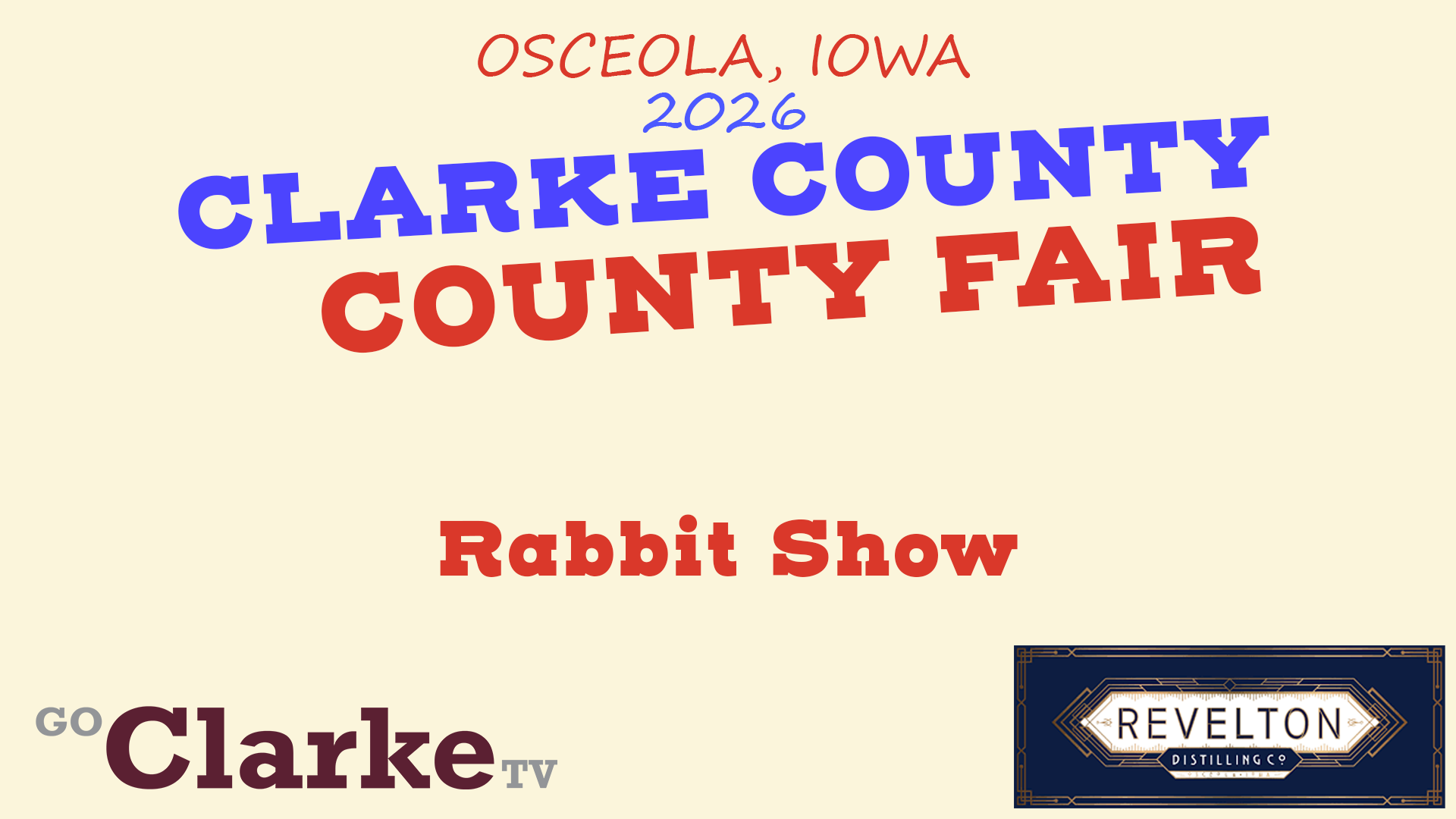Clarke County Fair - Rabbit Show - 7-18-26