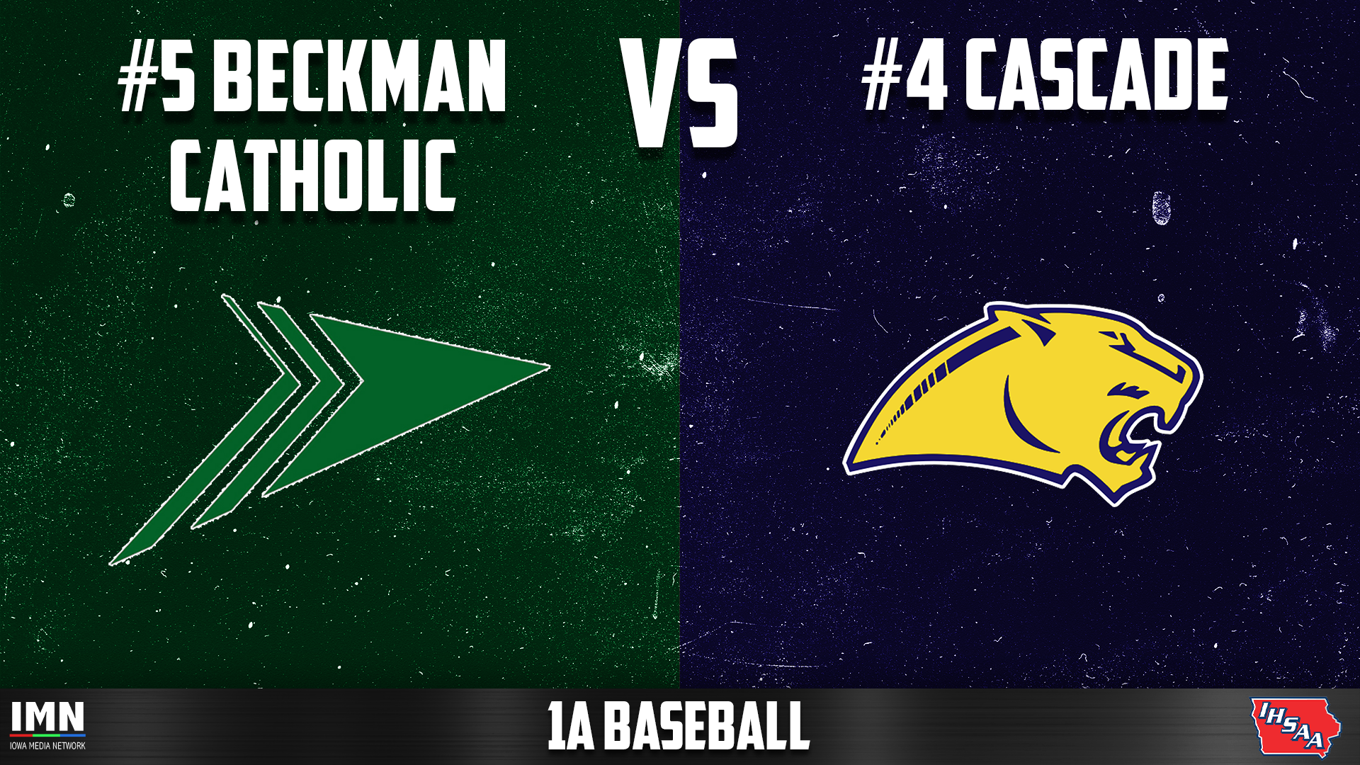 #4 Cascade vs #5 Beckman Catholic 2A State Baseball Quarterfinals - 7-21-26