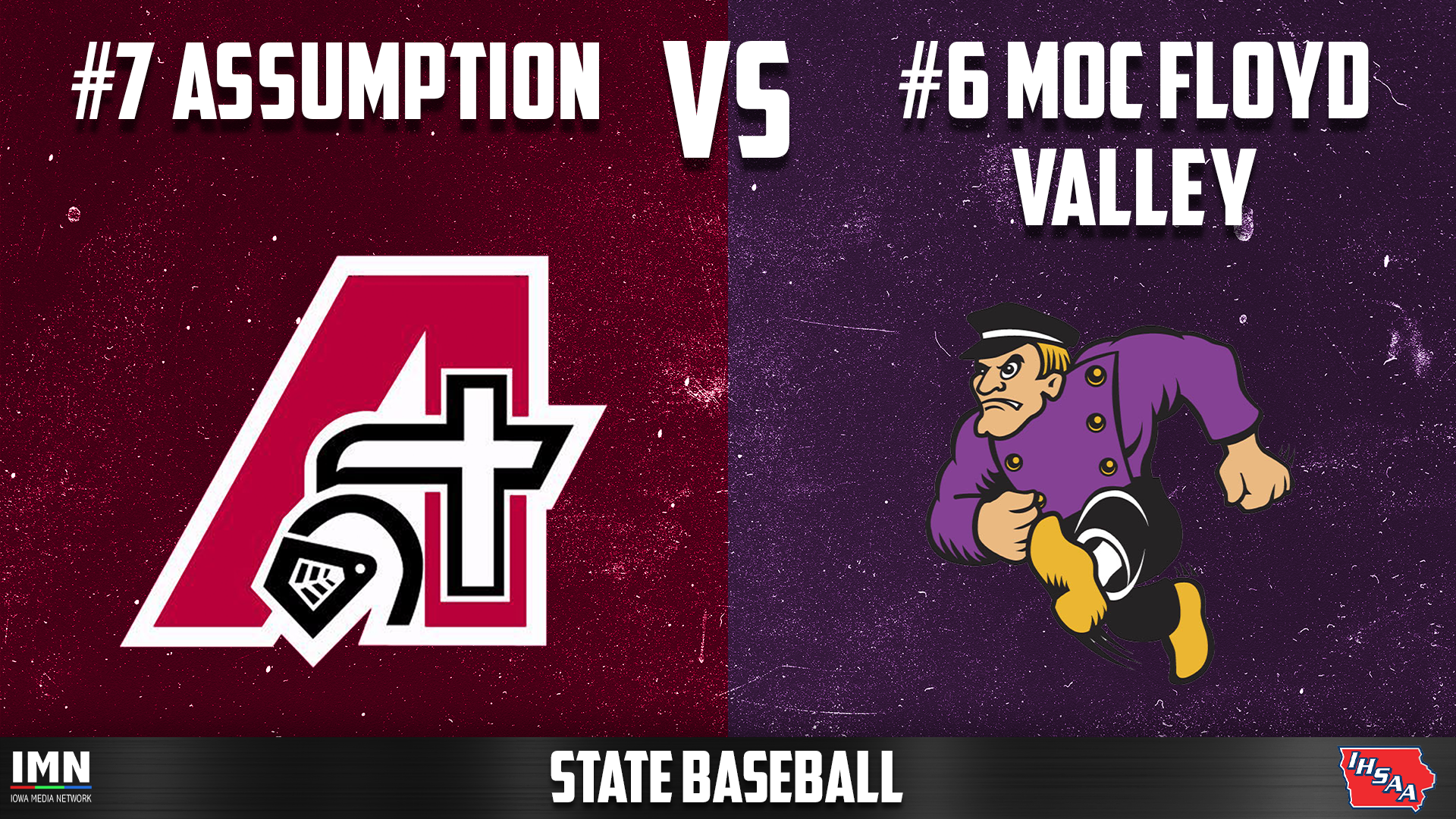 #6 MOC-Floyd Valley vs #7 Assumption 3A State Baseball Semifinals 7-22-26