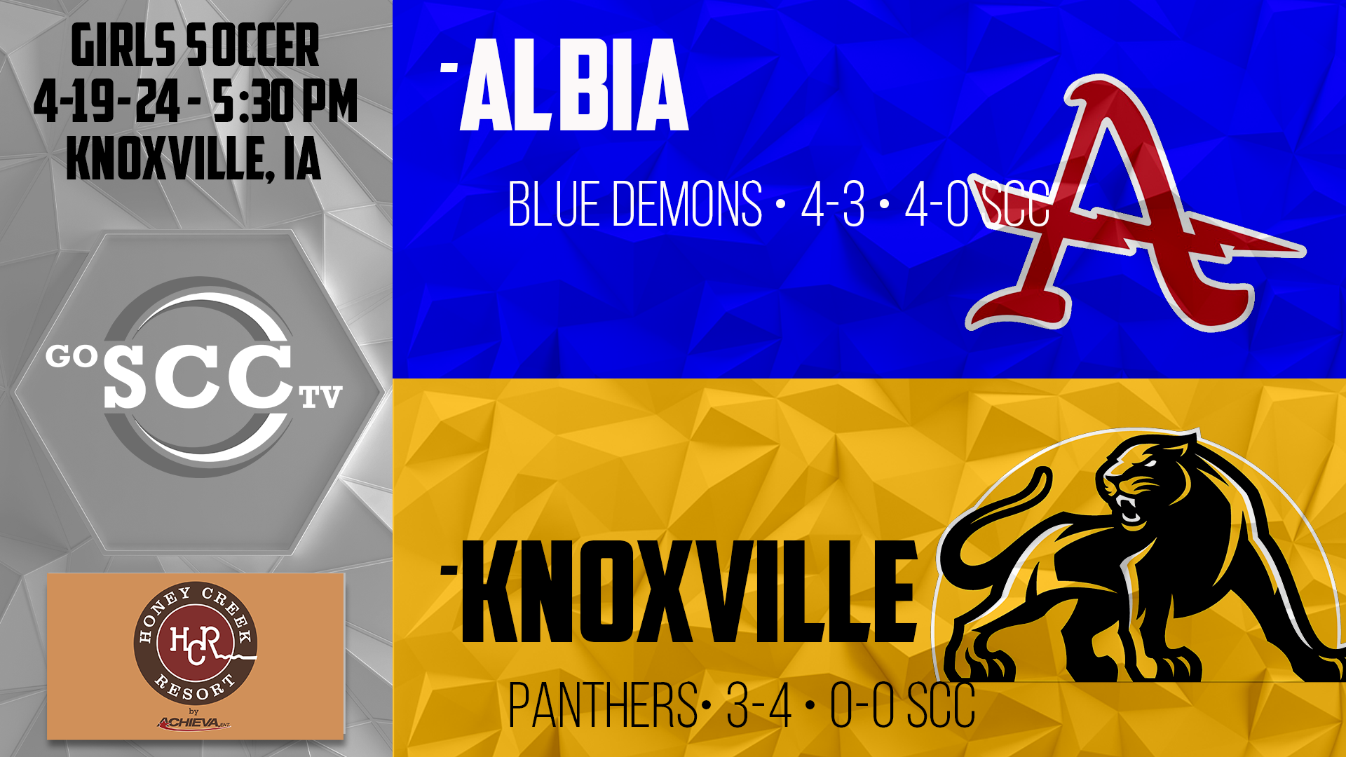 4-19-24 Knoxville Girls Soccer vs Albia