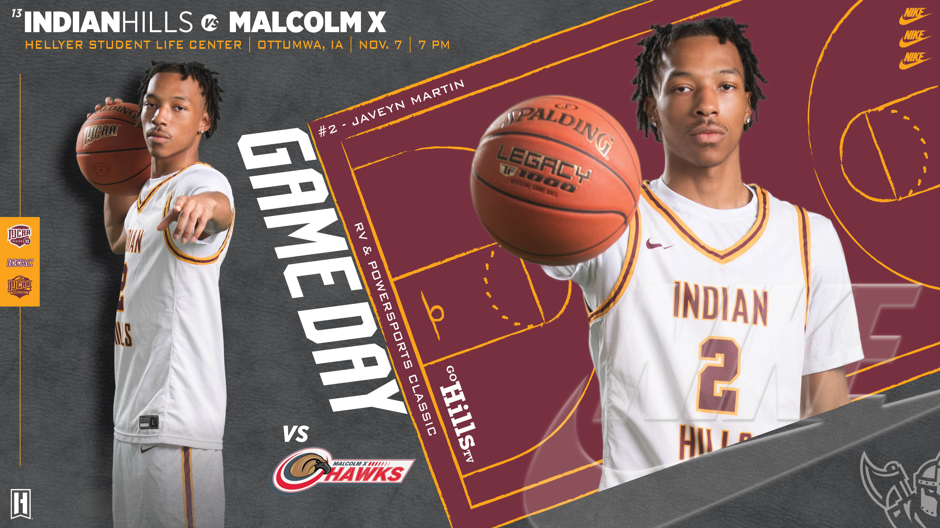 IHCC Men's Basketball vs Malcolm X 11-7-25