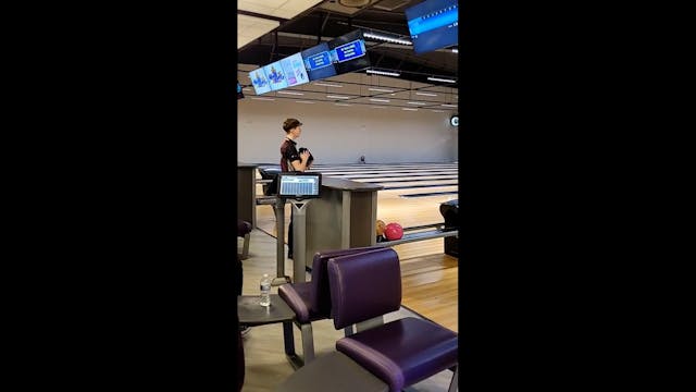 Ashton Giza bowls for a spot in the C...