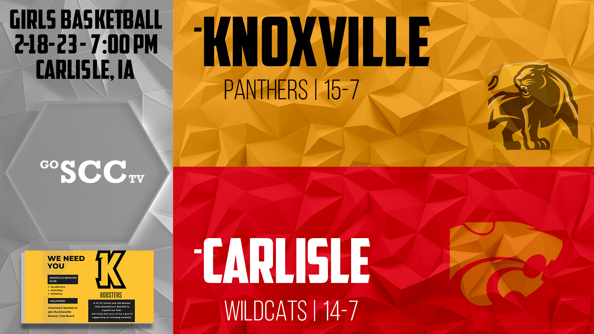 Knoxville Girls Basketball at Carlisle Class 4A-4 Round Two