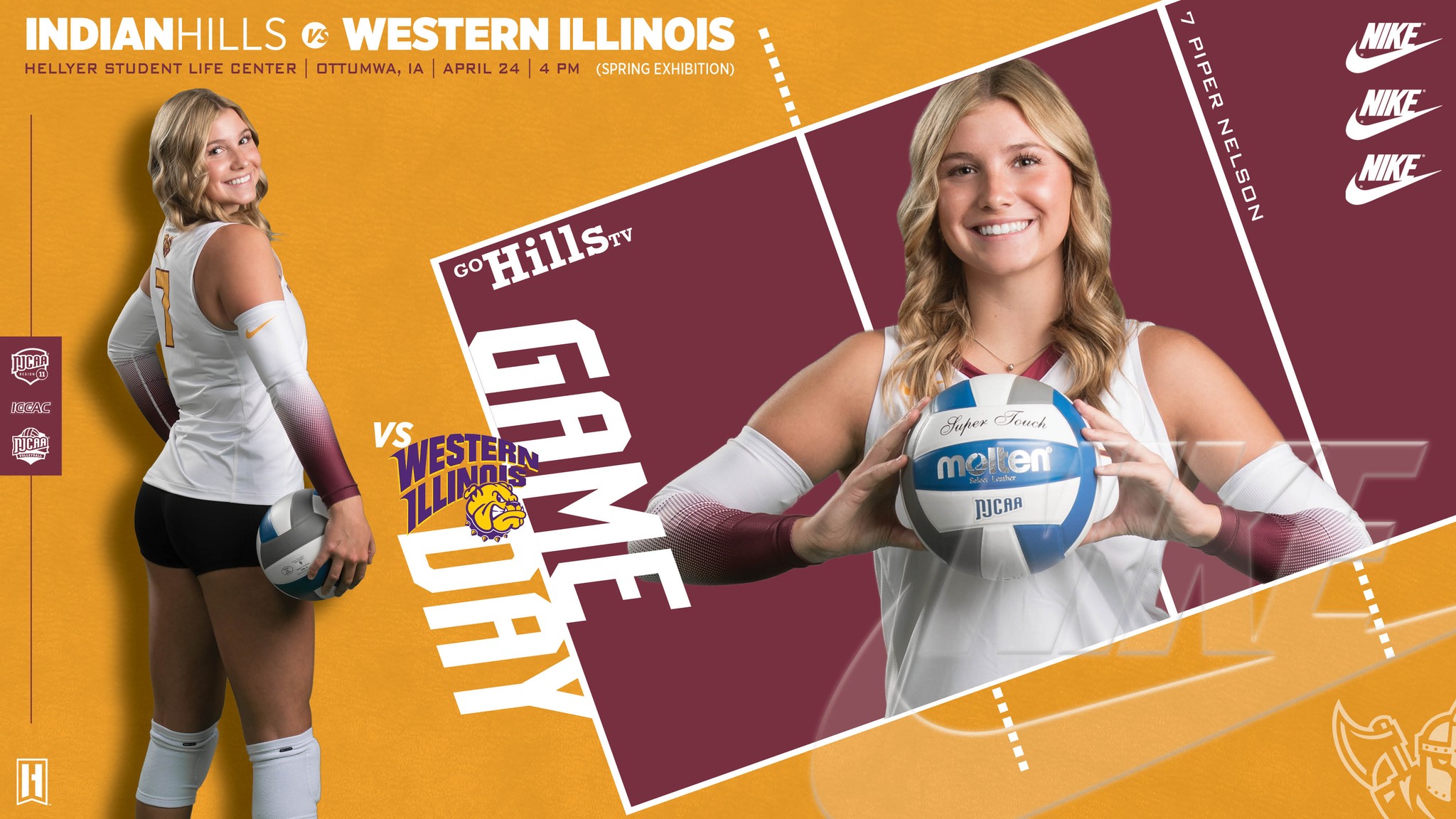 IHCC Volleyball vs Western Illinois 4-24-26
