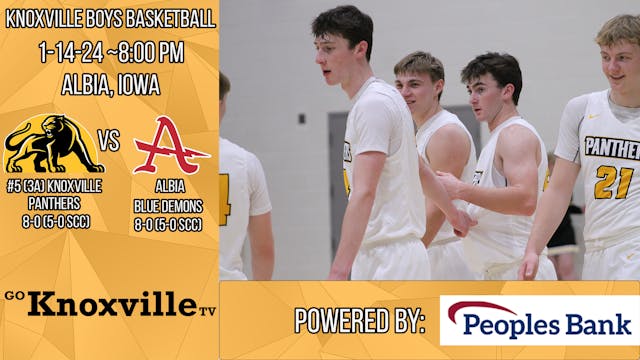 Knoxville Boys Basketball vs Albia 1-...