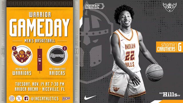 11-14-23 IHCC Men's Basketball @ Nort...