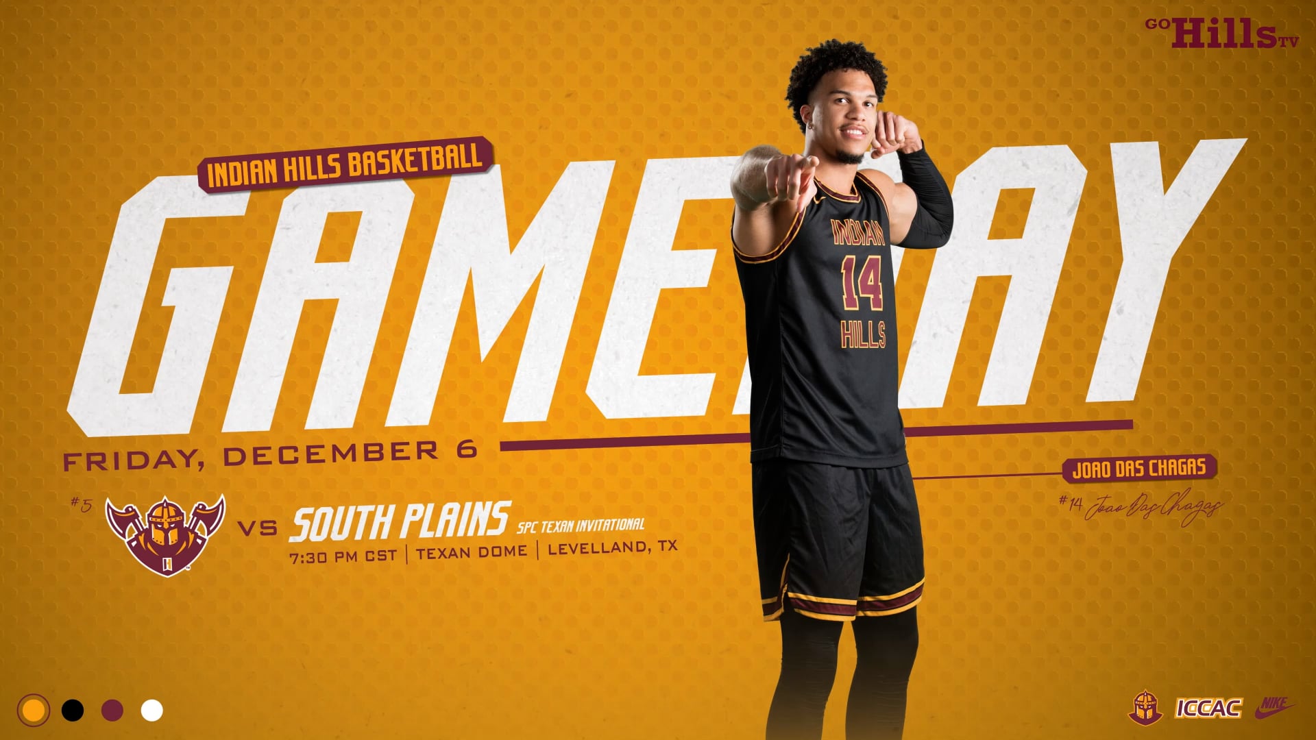 12-6-24 IHCC Men's Basketball @ South Plains